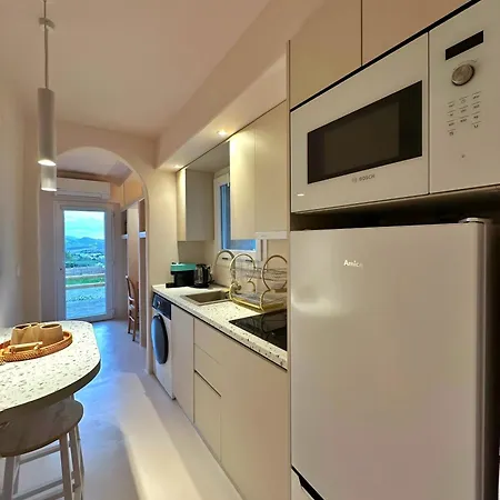 Myconian At Marathi - 35sqm - Sunset View - Secured Free Parking - Elenas Hospitality - Prázdninový dům